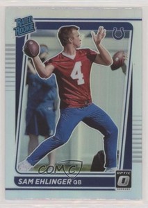 2021 Panini Donruss Rated Optic Holo Preview Sam Ehlinger #P-319 Rookie RC