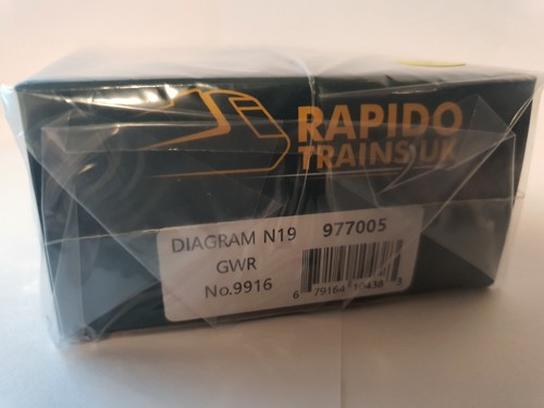 Rapido 977005 Diagram N19 GWR loco coal wagon No.9916 BNIB - Picture 3 of 3