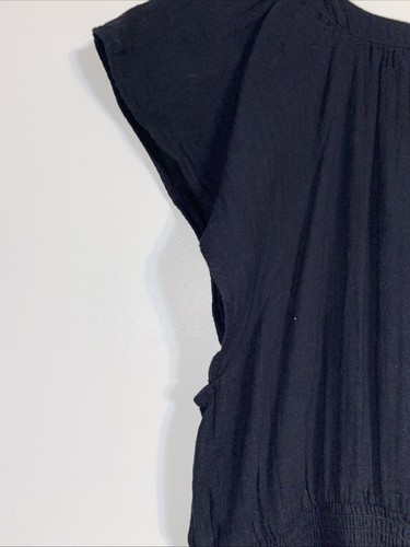 Old Navy Women’s Dress XL Black Lightweight Gauzy Maxi Witchy - Picture 6 of 14