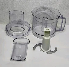 Braun Food Processor 4176 Replacement Work Bowl w/ Lid, Blade & Pusher Vintage