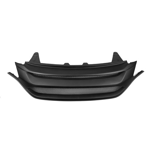 Malla de parachoques delantero negro mate para Honda CRV CR-V 2015-2017 16 fibra de vidrio - Imagen 3 de 13