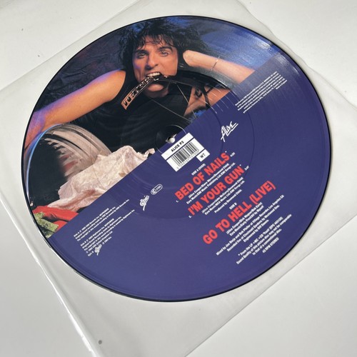 Alice Cooper: Bed Of Nails - 12" Maxi-Single Epic 1989 Picture Disc Vinyl EX - Picture 6 of 9