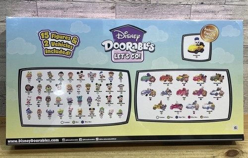 Disney Doorables Let's Go On Vacation Mega Set 15 Figures 2 Vehicles New In 2023 - Picture 9 of 13