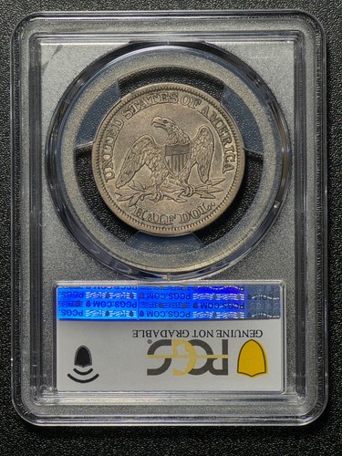 1845 O 50C SEATED LIBERTY HALF DOLLAR PCGS XF DETAILS WB-1 RPD, FS-303 ERROR - Picture 6 of 10
