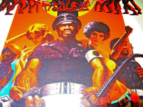 Vintage RARE BLACK GESTAPO Movie Poster 17 x 11 UNITED KINGDOM - Bild 2 von 8