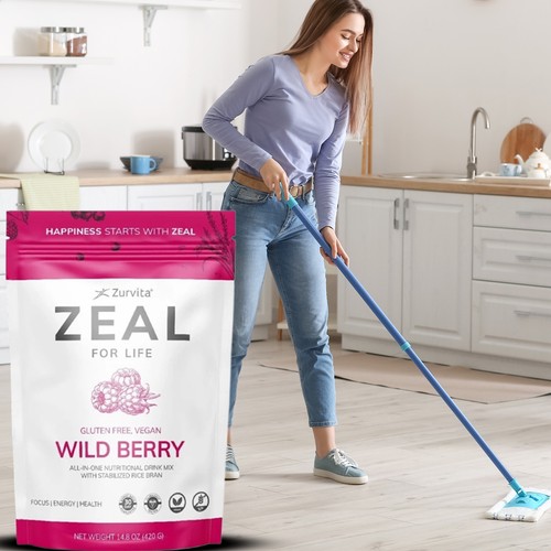 ZinZino Zurvita Zeal For Life BAYA SILVESTRE LIBRE DE GUARANÁ (14,8 oz) 30 días - Imagen 7 de 12