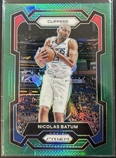 2023-24 Panini Basketball Prizm Nicolas Batum Green Prizm Clippers #262