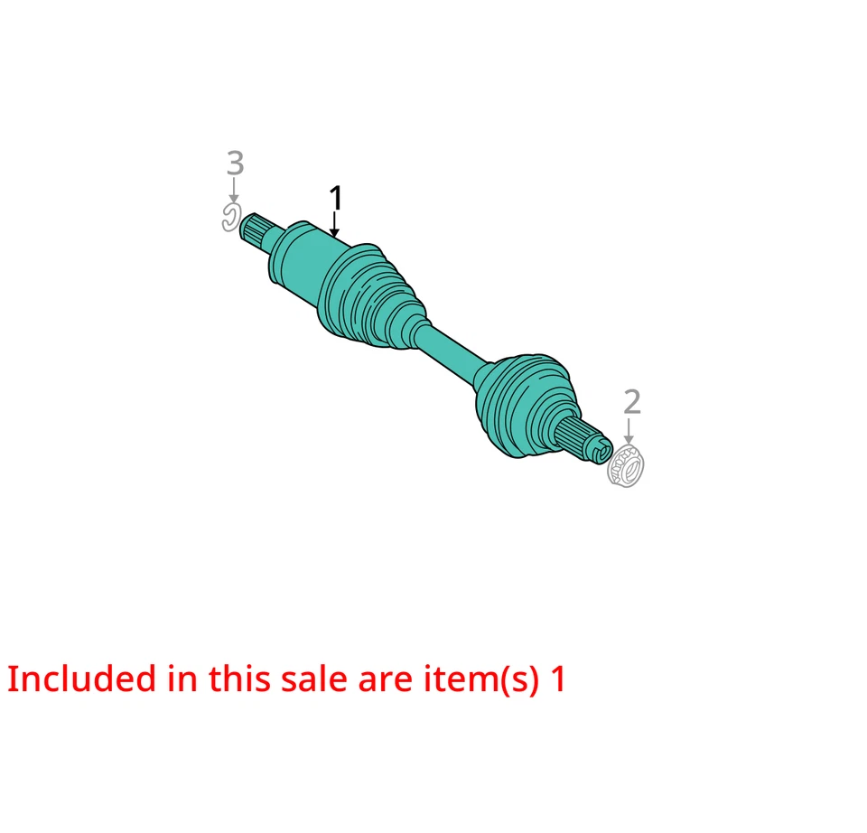 Eje delantero BMW X5 2000-2006 CV C/V JRKN5 Foto 2 de 3