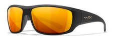 WX Omega ACOME04 Matte Black Frame CAPTIVATE™ Polarized Bronze Mirror Lenses