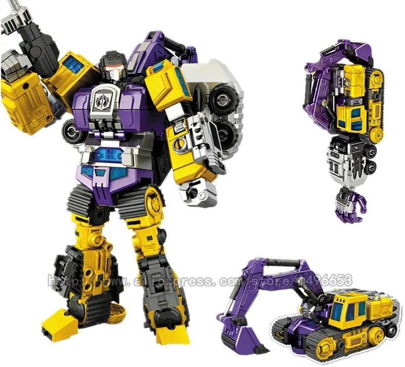 Figura de acción Jinbao Devastator G1 6 en 1 de gran tamaño 45 cm Transformers sin caja Foto 3 de 4