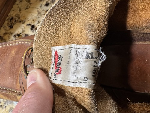 Stivali da lavoro uomo Red Wing Heritage Classic 6" mocassino 875 TG 13 made in USA - Foto 7 di 12