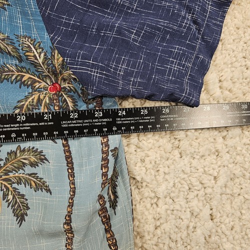 Vintage Single Stitch Campia Herren Hemd Hawaii Tropical Palmen Strand Gr. XL - Bild 8 von 9