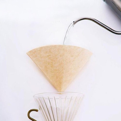 Filtro de café con cono de 40 piezas cesta de papel filtro de café - Imagen 7 de 12