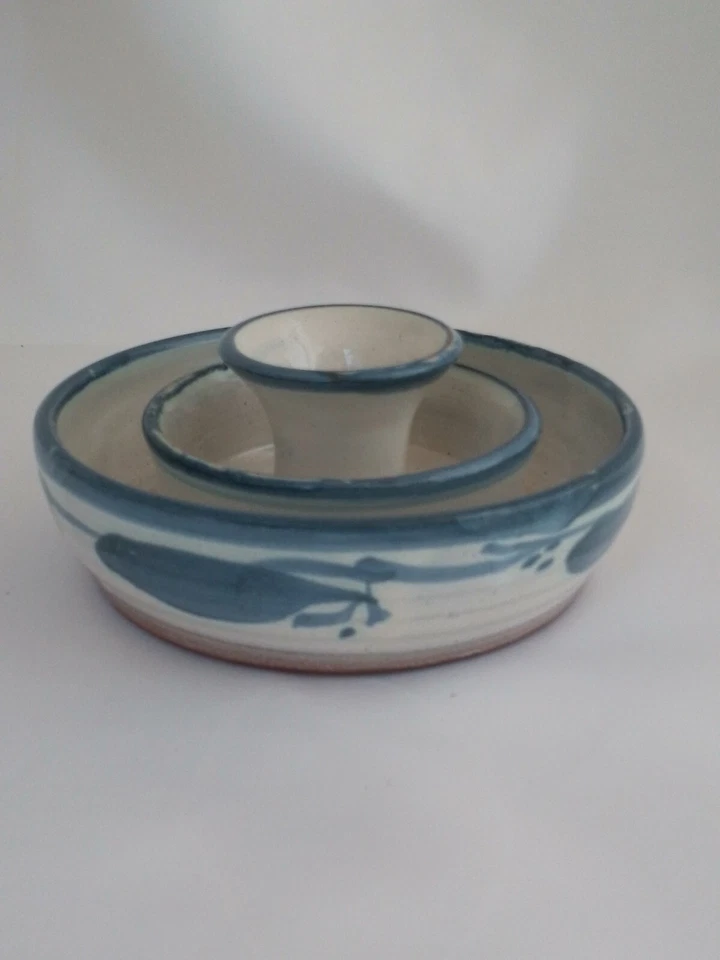 Peter Finchley Holland, Studio Pottery Candle Holder Dish. Jedburgh - Image 4 of 4