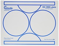 Compulabel White Photo Gloss Full Face Cd/dvd Labels For Inkjet Printers, 4-9/16 on sale Compulabel White Photo Gloss Full Face Cd/dvd Labels For Inkjet Printers, 4-9/16 on sale