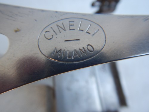 Phil CHP Pedali Bici da Strada Piattaforma con Cinelli Toe Clip Cinghie Vintage - Foto 4 di 8