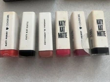 LOT OF 6COVERGIRL KATY KAT MATTE LIPSTICK  0.12oz