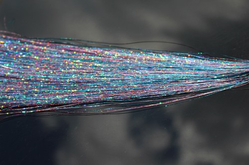 5 Packs Mixed Colors 0.3mm Flashabou Holographic Tinsel Crystal Flash Fly Tying - Picture 5 of 8