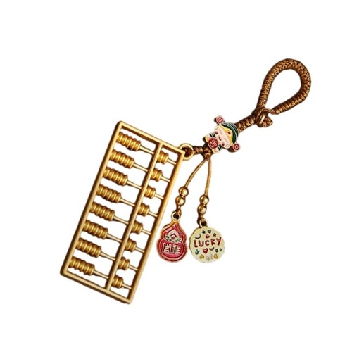 Stylish Abacus Keyring Ornament for Entrepreneurs and Professionals Use - Photo 3 sur 11