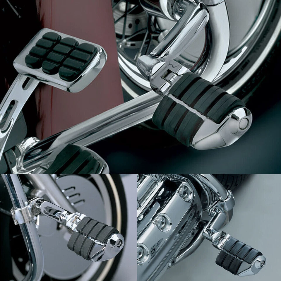 Reposapiés traseros para Honda Shadow 750 1100 Aero ACE VLX 600/Deluxe Magna 750 Foto 3 de 4