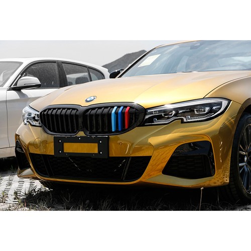 ///M-Color Grille Insert Trims For BMW G20 3 Series 19-up w/ 8-Beam Kidney Grill - Foto 6 di 9