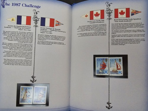 The Encyclopedia of The America's Cup in Stamps Full Set - Picture 14 of 18