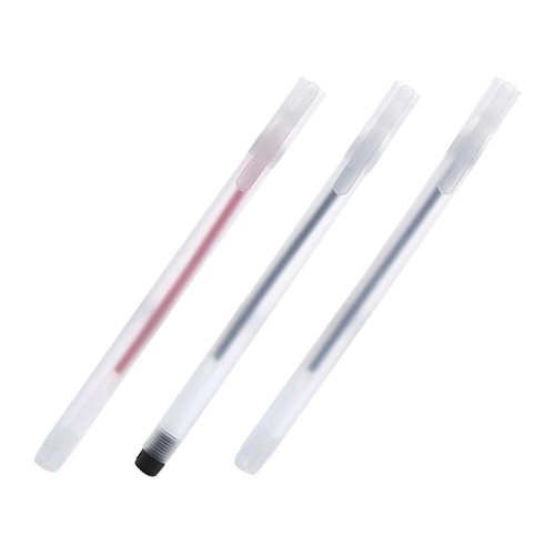 Transparent Frosted Gel Pen 0.5mm Bullet-Point Fountain-Pen LearnStationery 1/Vz - Picture 2 of 24