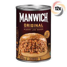 12x Cans Hunt's Manwich Original Sloppy Joe Sauce Cans  15oz  Fast Shipping 
