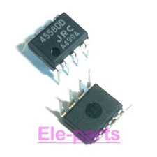10 PCS NJM4558DD DIP8 NJM4558 JRC4558  4558DD Dual Operational Amplifier IC Chip