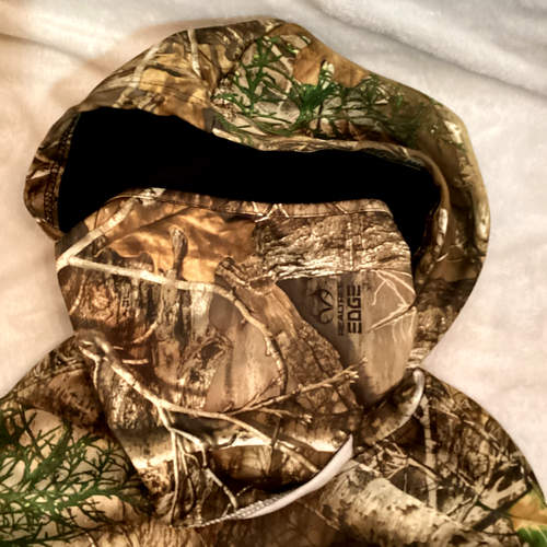 Realtree Edge Camo Pullover LS Hoodie w/attached gator Boys 2XL/18 - Picture 5 of 8
