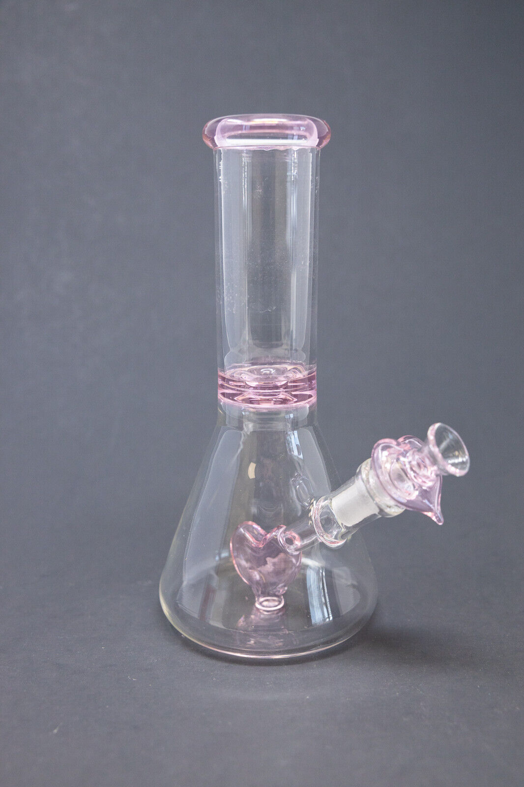 Hookah Water Pipe Glass 8 Heart Tobacco Beaker Bong w/ Heart Bowl Pc Fast Ship. Available Now for 29.99