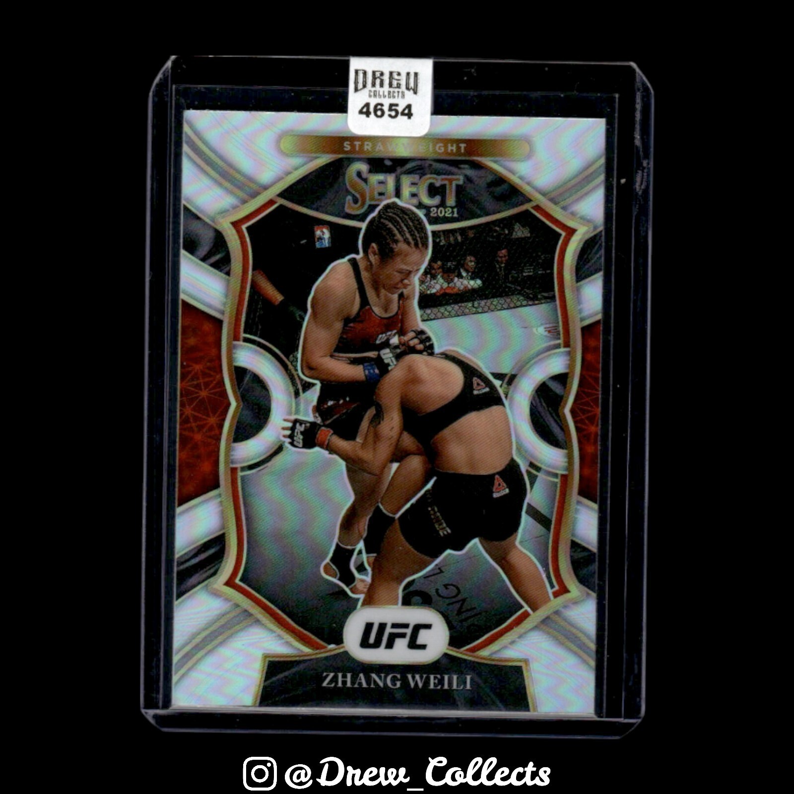 2021 Panini Select UFC - Concourse Zhang Weili #93 Silver Prizm
