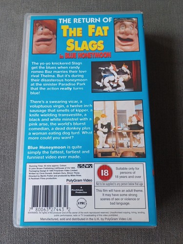 Viz - The Return of the Fat Slags in Blue Honeymoon VHS Video EXCELLENT Con 084 - Picture 4 of 6