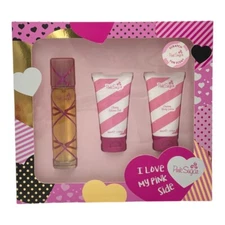 Pink Sugar 3 Pc Gift Set Eau de Toilette Perfume Shower Gel Body Lotion 1.7 oz