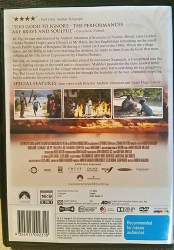 MR. PIP HUGH LAURIE (Bougainville) GENUINE REGION 4 DVD AS NEW RARE MISTER - Picture 2 of 5