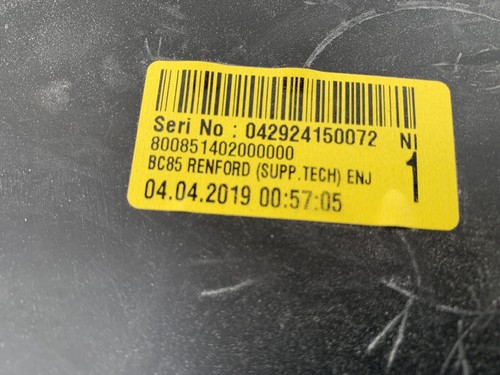 Renault 2019 parrilla trasera respaldo genuino - Imagen 2 de 3