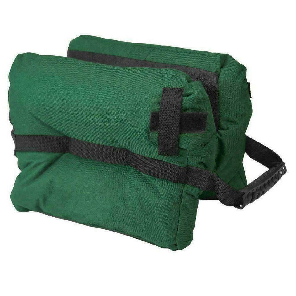 Tactical Shooting Gun Rest Front & Rear Rifle Sand Bags Steady Unfilled ...