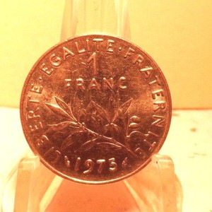 CIRCULATED-1975-1-FRANC-FRENCH-COIN-61517-1-FREE-SHIPPING