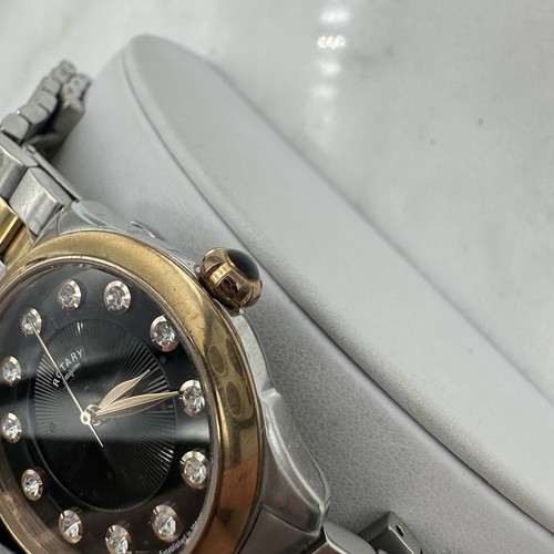 Rotary Womens Project D Black Dial Two Tone Stainless Steel Bracelet Watch 34mm - Picture 7 of 14
