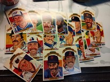 High Grade 1983 Donruss Diamond Kings 1-10 12-18 Card Set 