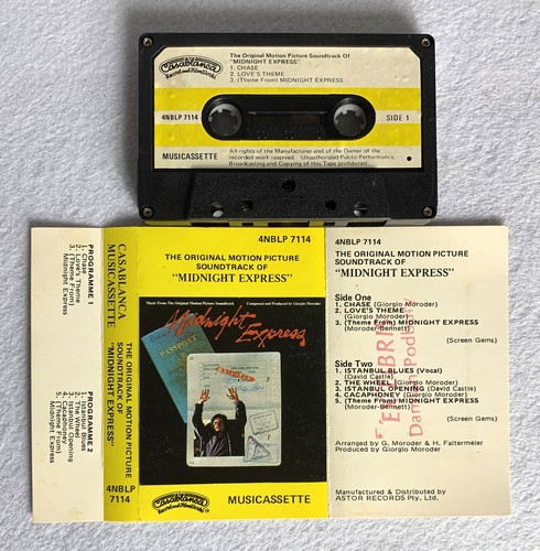 Giorgio Moroder – Midnight Express OST, AUS Cassette - Picture 2 of 4