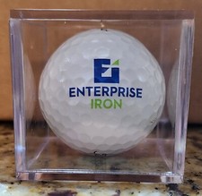 Enterprise Iron Financial Industry Solutions Inc Logo Golf Ball- In display case