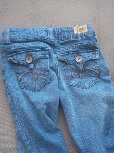 Mädchen Gr. 7 Regular Riders by Lee Bootcut helle Waschung blau Jeans niedriger Bund - Bild 3 von 5