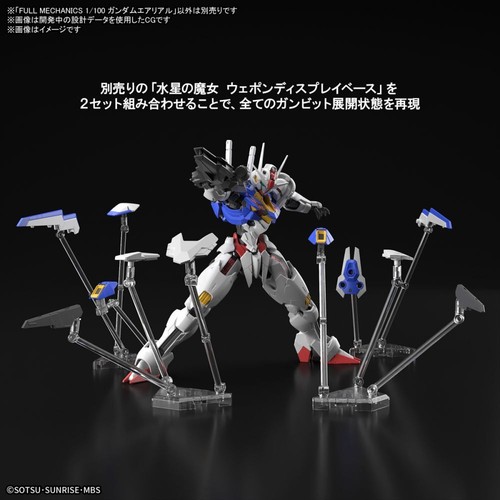 Bandai Full Mechanics 1/100 Mobile Suit Gundam XVX-016 Gundam Aerial Model Kit - Picture 2 of 7