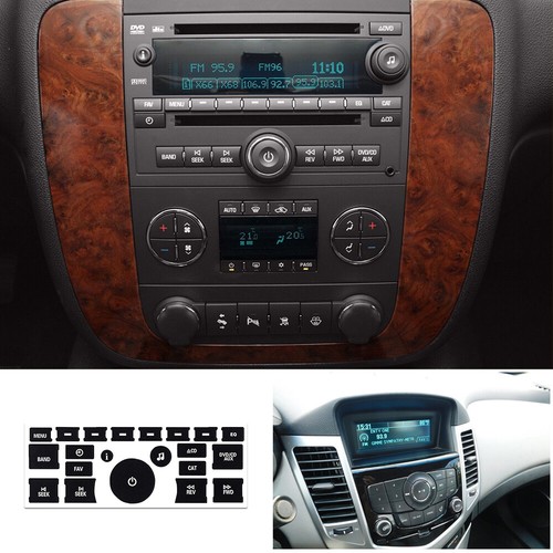 Peeling Radio AC Control Repair Button Stickers & AC Knobs Control For Chevy X4 - Picture 13 of 17