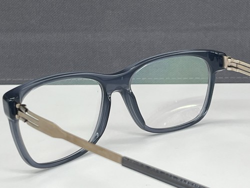 ic Berlin Brille Herren Damen grau blau gun eckig transparent nadine a. - Bild 7 von 10