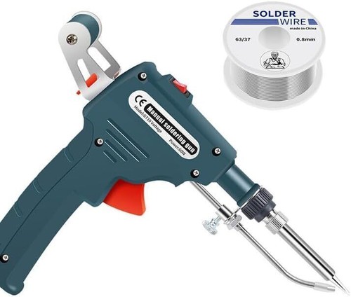 1pz Saldatore Ferro Multifunzione Automatico Saldatore Manuale Ir Alta Precisione 110V - Foto 12 di 14