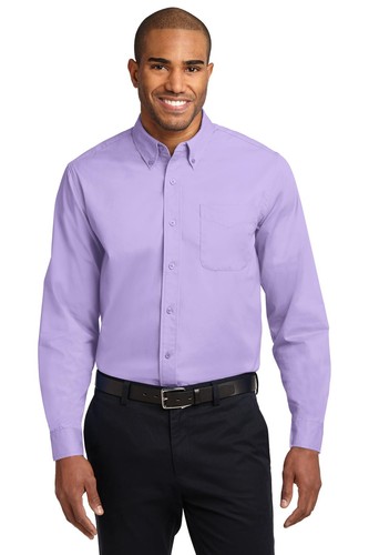 Port Authority S608 Men's Long Sleeve Easy Care Button Down Dress Comfort Shirt - Picture 12 of 74