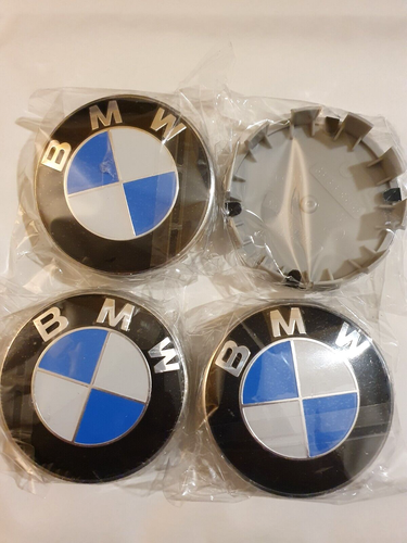 4X Cache Moyeu 68mm Auto Clipser Jante Centre De Roue Enjoliveur BMW - Picture 2 of 8
