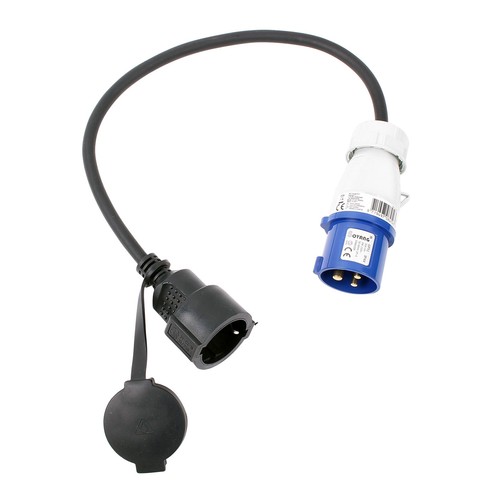 CEE Adapter Camping Stromadapter CEE Stecker auf Schuko Steckdose IP44 VDE 220V - Bild 4 von 4